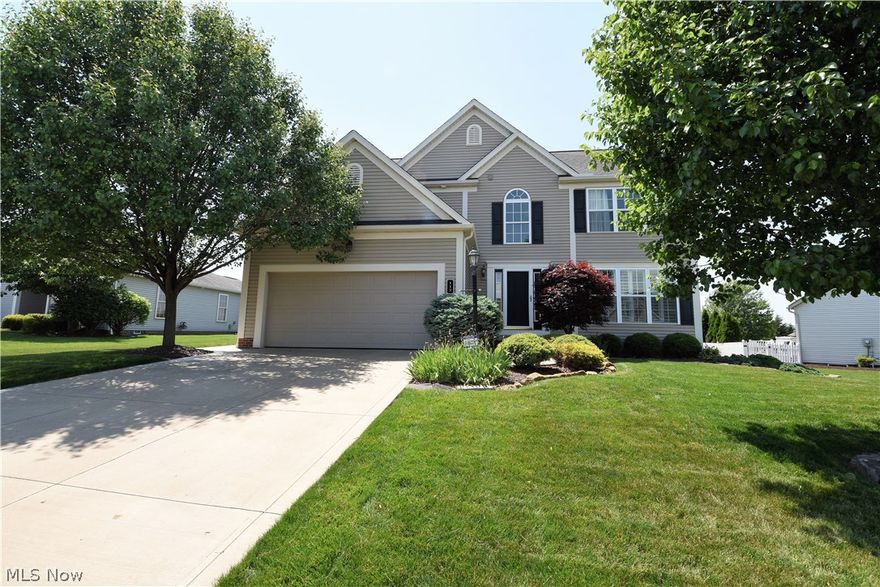 DO NOT WAIT......Opportunities like this do not come around everyday. Don't pass up your chance to own this stunning four bedroom home in Firestone Farms.  You will be welcomed by a two story foyer that opens to a beautiful open concept eat-in kitchen with an abundance of maple cabinets and unique granite countertops.  There is a center island, and tile backsplash. This leads into the family room with gas fireplace.  There are exquisite hardwood floors leading into the formal dining room that can accommodate large dinner gatherings.  There is an additional room on the first floor that can be used as a home office.  The second floor is home to a master suite with soaking tub and separate tiled shower.  There are three additional bedrooms, a full bath and second floor laundry room.  The  finished  lower level offers many options for use of space.  There is a full bath and cozy area used for reading and relaxing. The possibilities are endless.  The back patio is spacious for all backyard