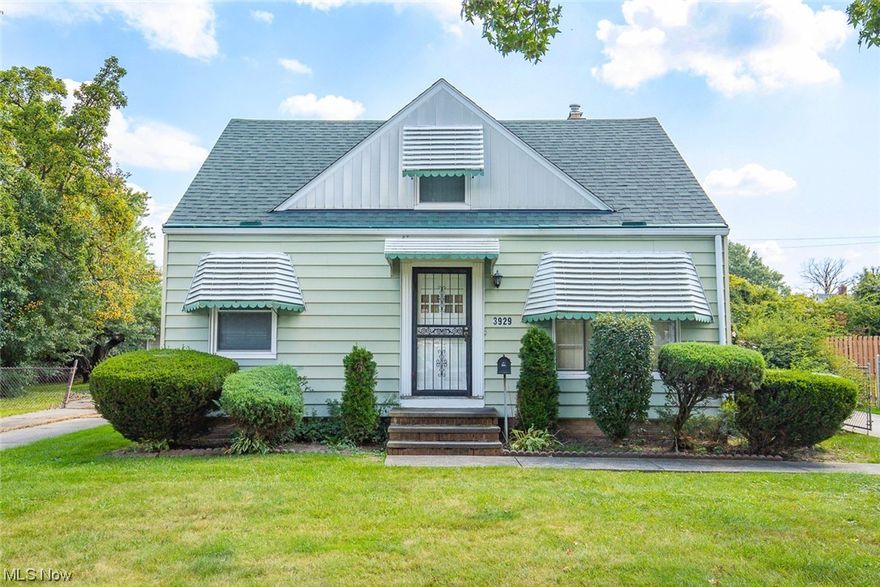 Welcome home to this well maintained traditional style cape cod home! This home has been well cared for well over the years and just needs its new owner to bring some fresh decorating ideas! Solid home that needs a little TLC. The basement and back porch are great additions to create more space for entertaining and relaxing. Perfect home for the first time home buyer! Schedule your showing today.