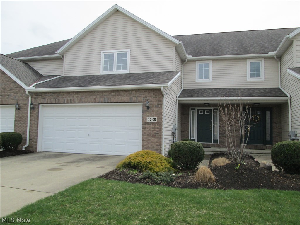 Very nice cluster condo with two large upstairs bedrooms. Glamour master bath. Fabulous kitchen with stainless steel appliances and wine cooler that stay with the home. Dining area looks over pond out back plus deck off great room to watch the sun set. Vaulted great room with fireplace, loft. Full finished walkout basement with fireplace and patio. Lots of storage. Developement offers pool and club house. Walking paths. Ponds were dredged out in April and there is a quarterly assessment of $75 for the work.