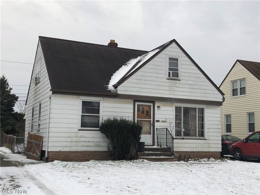 This property is located in the Southern corridor of Garfield Heights. It has 3 bedrooms and 1 bath, young furnace and hot water tank, updated electrical, detached garage and sun porch on the side of it. It is currently used as part of an investment portfolio but with a little sweat equity could be a great home for you.