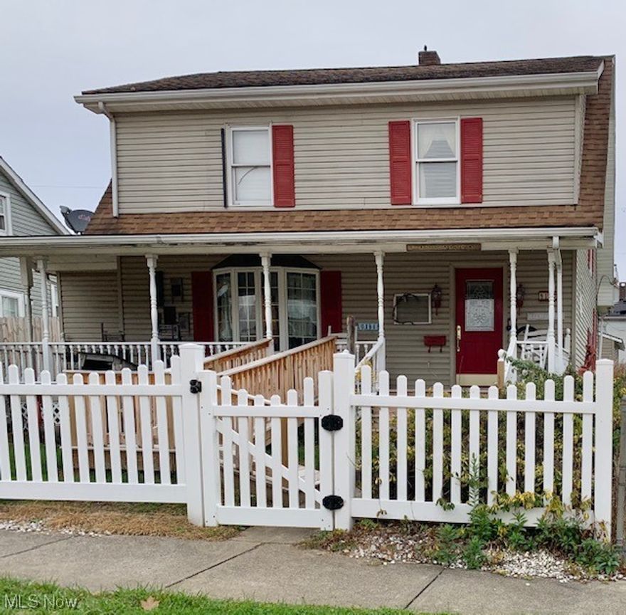 Three-bedroom home with formal dining room and half bath on the main floor.  The main floor has a large bay window in the living room and a large pantry off of the dining room, second floor has a built-in linen closet and ample closet space in the bedrooms. There is an updated furnace and central air conditioning. Exterior of the home has a covered front porch and two 2 car detached garages. Logan Avenue is conveniently located within walking distance to the park, ballfields, city pool, public library and the Toronto Jr/Sr High School Campus.