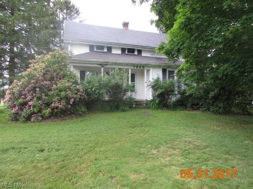 Nice 4 bedroom, 2 bathroom, 1981 sq. ft. den in rear of home, detached 3-4 car garage, with basement. Buyer will need to upgrade septic, sold as is. Home has new breaker box.