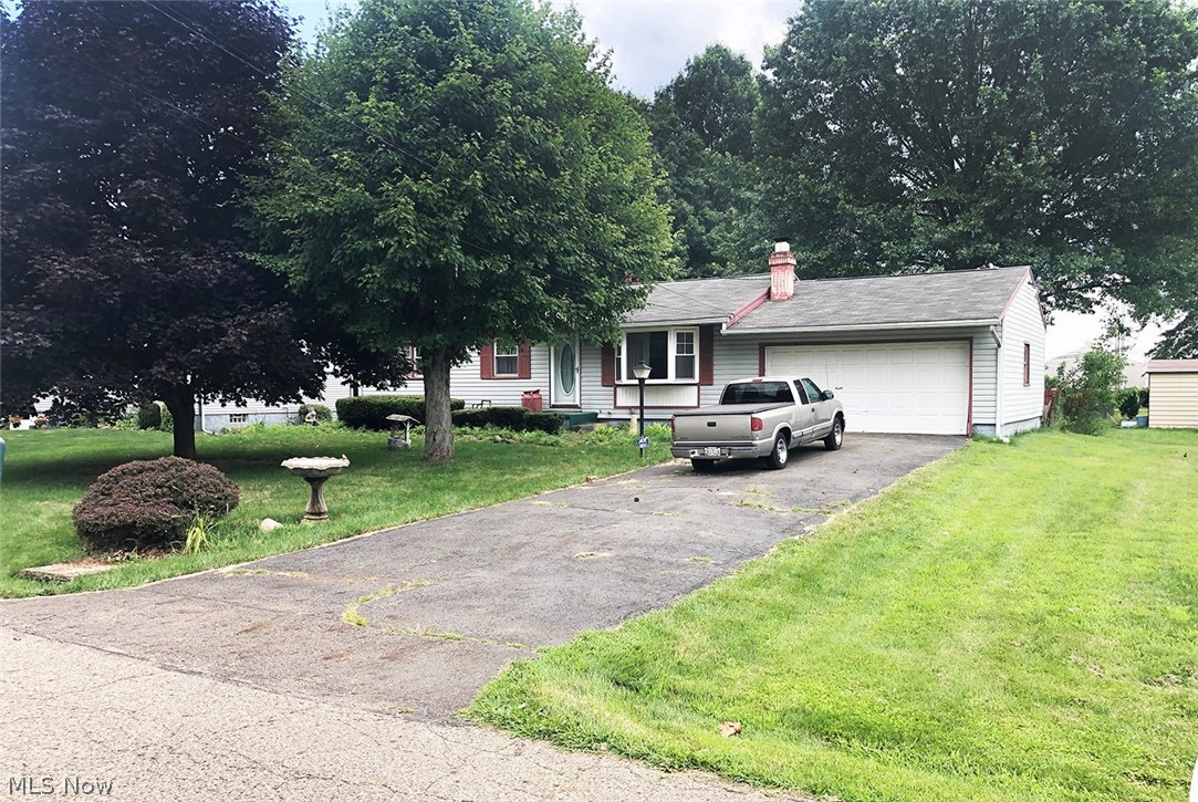 3 bedroom ranch home on an 80x180 lot with a fenced in backyard. Home features 3 bedrooms, one full bath, eat-in kitchen with appliances, living room, full basement that is partially finished with a fireplace and glass block windows. Breaker electric, gas heat, central air, 2 car garage and paved driveway.