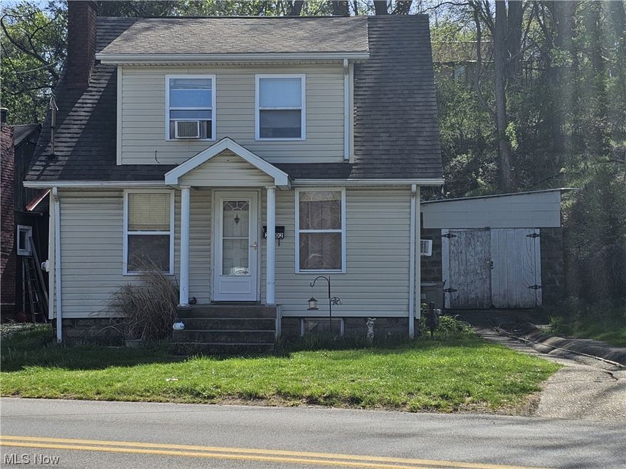 Nice rental income or or single family home.  2 large bedrooms and 1 bath.  3 dimensional roof , replacement windows and vinyl siding within last 10 years. Convenient location, minimal yard, detached single garage.

Currently rented to same family for last 8 years, for $650/mo.