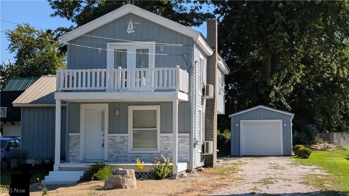 Perfectly blended lake town charm with stylish upgrades. Just a tic from the shore, this home offers the ideal setting for year-round living or the ultimate getaway retreat. Inside, you’ll find a bright and airy open floor plan with a beautifully updated kitchen featuring granite countertops adorned by stainless steel appliances, a pot filler , deep sink, and task lighting. The bathrooms are equally impressive, with Italian tile accents, rainfall showerhead, and waterfall faucets that bring a touch of timeless elegance. The entire property has accent and mood lighting inside and out. Upstairs, the primary bedroom includes a private balcony, vaulted ceilings and a department store feel walk-in closet. Step outside and discover your own backyard oasis: an outdoor kitchen with a pergola, complete with party lights, outdoor speakers, and a patio ideal for entertaining, dining al fresco, or simply relaxing with family and friends after a day at the beach where you can rinse off in your outdoor shower. Cooling is by 2 Mini-Split ductless units. 1 up and 1 down. Fireplace in family room is a water vapor & LED built-in unit. Add a hot tub and this home would make a cute AirBNB.