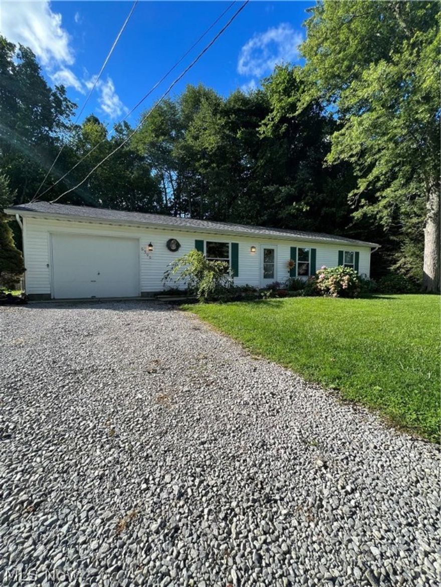 Say hello to this beautifully, well kept ranch in Madison, Ohio. This home offers several updates including a new roof in 2021, furnace and AC in 2019, fire pit and so much more!! As you enter the home you are welcomed to the open living room and dining room open to the kitchen! Laundry can be found off the kitchen offering ample storage. Down the hallway off of the living room you will find 3 bedrooms and the full updated bath! Don't miss the opportunity to own this home and schedule your showing TODAY!!!