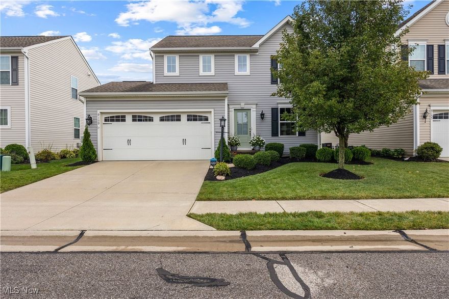Welcome to your dream home located in Waterbury's Stonegate! This beautifully updated 3-bedroom, 2.5-bathroom colonial is a true gem. Step through the brand-new front door into a spacious, sunlit family room that sets the tone for modern living. The open-concept dining area seamlessly flows into the newly remodeled chef’s kitchen (2021), featuring stunning quartz countertops, a stylish tile backsplash, refreshed white cabinets, updated fixtures, and a convenient pantry. The sliding back door opens to a new stamped patio (2021) that overlooks your backyard, perfect for entertaining or relaxation. Also on the main floor, you’ll find a well-equipped laundry room with storage and a charming half bath adorned with a shiplap feature wall. As you ascend to the second floor, you’ll notice the brand-new flooring throughout. The luxurious master suite boasts a full bathroom and a dream walk-in closet. The second bedroom features an eye-catching accent wall that would fit right into an HGTV show. Completing the upper level are a second full bathroom and a third bedroom with beautiful wainscoting and its own walk-in closet. The full basement offers endless possibilities for recreation space and additional storage. Enjoy the convenience of a NEST thermostat and a two-car attached garage. Don’t miss out on this incredible opportunity to make this stunning house your home!