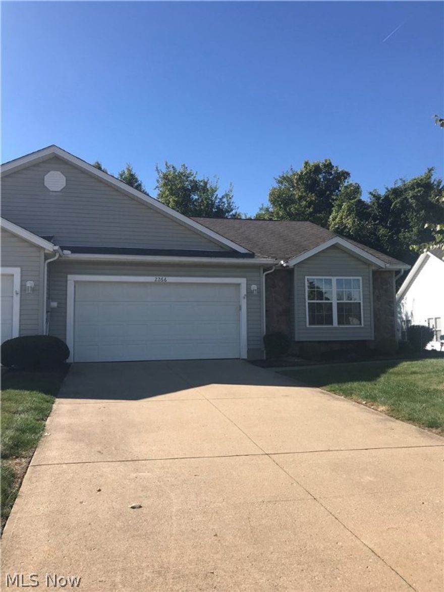 Here is your opportunity to own a gorgeous ranch cluster home in Windsor Point. Two spacious bedrooms and two full bathrooms. Vaulted ceilings in the kitchen, great room, and master bedroom. Owner's suite has walk-in closet and en-suite bathroom. Patio off the great room is perfect for relaxing or entertaining.   A custom power awning provides the shade. The separate laundry room and attached two car garage are ideal. Upgraded window treatments and ceramic flooring.
Set up your showing today.