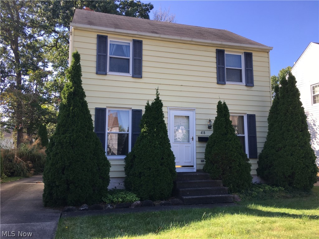 Very clean home ready for move in! Spacious living room with possible finished hardware floors, currently partially carpeted. Dining areas off of galley style kitchen. Very clean basement. Backyard with attached back deck off of the exterior exit. Detached clean two car garage. Washer and dryer are not included in the sale.