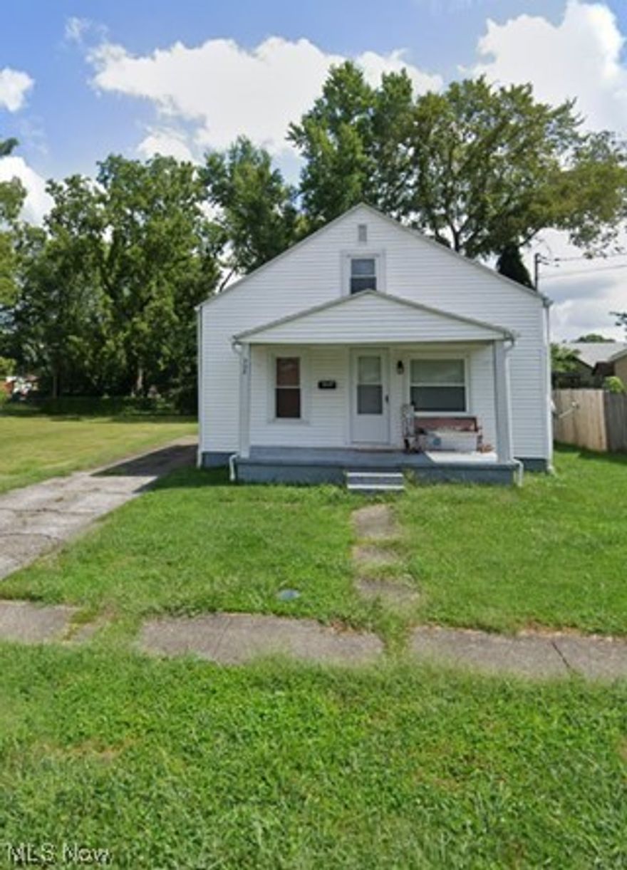 Everything nearly new. Located in Belpre and ready to move in! 2 bedroom, 1 bath, full basement, newer windows, flooring, AC, furnace, covered front porch on nice level lot with shed.