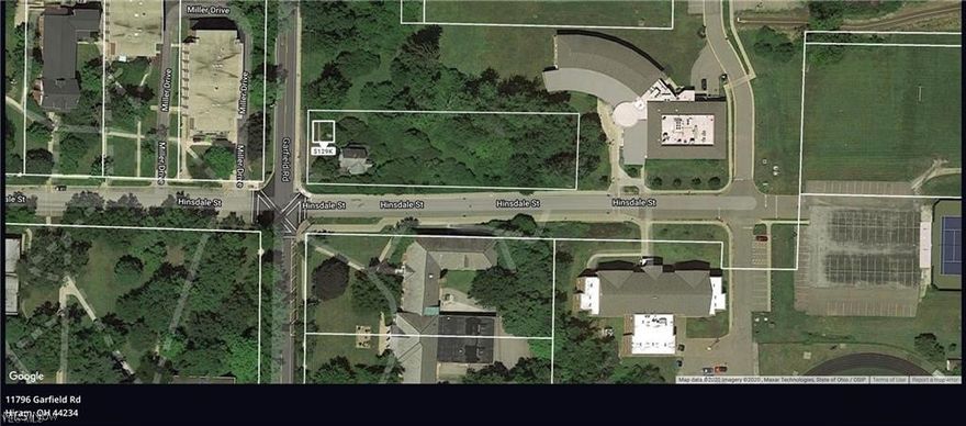 Location! Location! Location! Right in the heart of Hiram College Campus! Unlimited potential! This quiet college campus is open to a variety of needs! Being sold as-is. Home may be salvageable - but will possibly need to be demolished.  Value is in land only.  Do not enter without appointment and at your own risk!