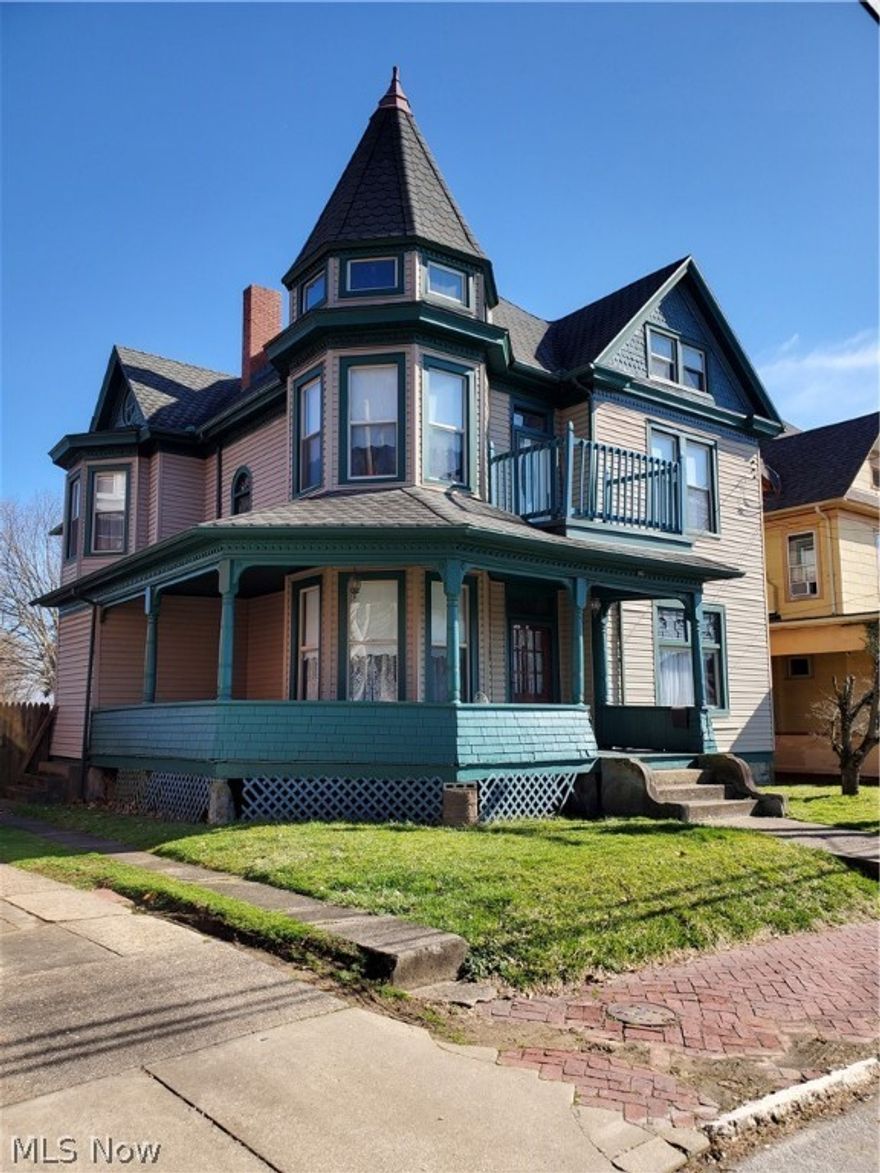 Come Fall in love with this Historic Home in the Avery Historical District! Description below from NRofHP 1984:
"Queen Anne free classical two and one-half story wood residence, hipped slate roof with lower front and side cross gables, gable ends contain fish scalling, Palladian windows (one a circular cross window), two-story projecting bay at one side, large multi-sided Queen Anne tower with dentillated cornice and finial capped conical roof, full dentillation around the entire cornice of the house as well as the wrap-around veranda that is upheld by bracketed spindle posts. A classic, intact example of its type."
10 foot ceilings, Original hardwoods and Pocket Doors, stained Glass. Updated Electric, Mantles and bookcase. 3rd floor can be finished for more living space in this 4 bedroom 2 updated bath home.  City views for downtown events! Call for a Private showing!