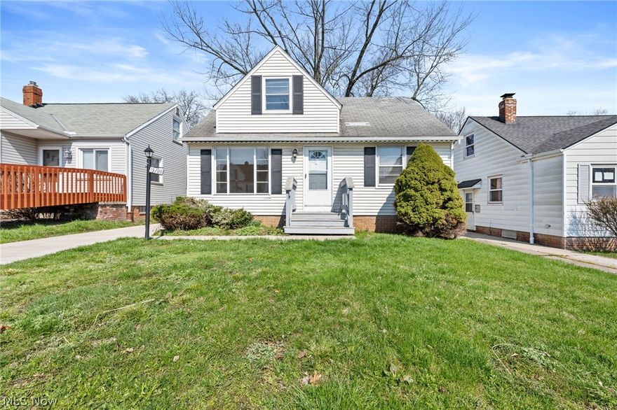 Charming Maple Heights Cape Cod on a Quiet Street. Harwood Floors Thought. Living Room with a Large Picture Window, Eat-in Kitchen, 2 Bedrooms and a Full Bath on the 1st Floor, Large Bedroom on the 2nd Floor W/Built-in book shelfs. Rec Room in the Basement . 1 Car Garage. Tenant is responsible for electric, gas, water and sewer landscaping and snow removal. Easy application process, Vouchers are not accepted. schedule a showing today!