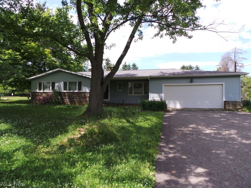 Convenient one floor living in this three bedroom ranch.  Home is set back off the road, very private large lot.  Spacious and roomy, light & bright.  Hardwood floors in the bedrooms!  Attached two car garage.  Property is being sold AS IS.  Prequal letter from lender known to seller required.  Buyer is not obligated to use that lender.