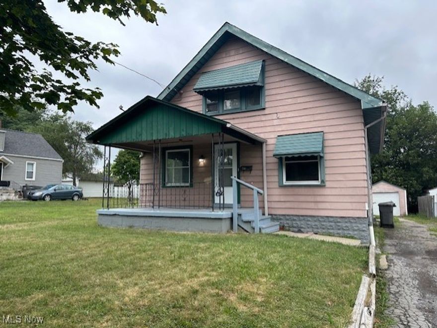 Don’t miss this great opportunity! This 3-bedroom home on Youngstown’s south side offers tons of potential. The first floor includes a living room, kitchen, two bedrooms, and a full bath, while the upper level features a spacious third bedroom. Additional highlights include a full basement and a 1-car detached garage for extra storage. The property needs some TLC, but with a little work, it could become a valuable investment or a wonderful place to call home. Schedule your showing today—property is being sold as-is.