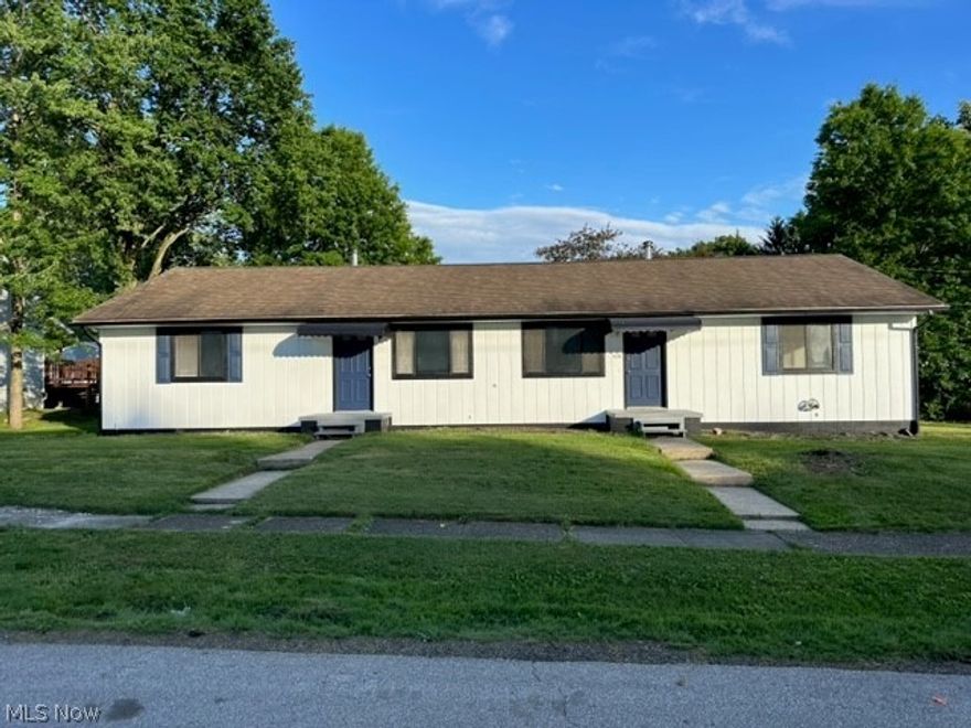 This opportunity does not come every day -- Don't miss out!     A beautifully remodeled ranch style twinplex with separate utilities and separate basements.  Live in one side and rent out the other side or family members can live next to each other.  Both identical upstairs with new base cabinets with granite countertops, subway backsplash, new stainless steel appliances,  brand new luxury vinyl flooring throughout, new paint inside and outside, new LED light fixtures, brand new bathrooms, central air on both sides.  One side has a finished basement with 13 x 22 living room, walk in closet and large full  size bathroom.  Oversized two car garage.  Large corner lot property.  Easy access to Route 8 and Front Street.