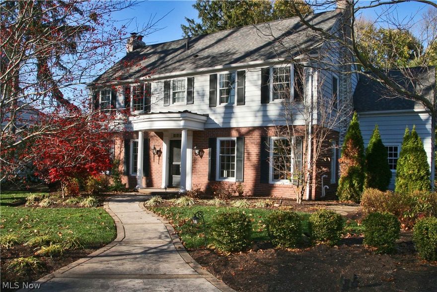 Meticulous 4BR/3.5BA Colonial with old-world charm and extensive updates on desirable street in Fairlawn Heights.  Thick crown molding and plantation shutters, hardwood floors, elegant windows. Updated eat-in kitchen w/granite counters, newer sink and appliances with breakfast bar and butlers pantry. Bright & airy family room w/vaulted ceilings. Living rm w/fireplace. Formal Dining Room.  Sunny 3-season room w/heated floors, French doors & newer windows. Front and back staircases lead to 4 large bedrms. Completely renovated baths in both Master and Hall. Third floor includes full bath and bonus room or 5th bdrm plus walk-in attic. Lower level includes Laundry room, Workroom and completely renovated Rec Room.  Other updates include newer roof and gutters, newer windows throughout, NEW Patio and landscaping w/lighting. Updated plumbing & electric, French drain, newer garage door. The list goes on.  Call today!