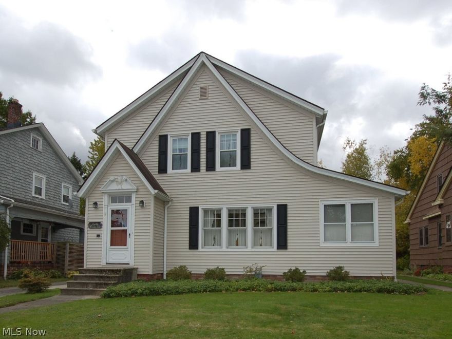 INVESTOR OPPORTUNITY! Looking to invest in a great neighborhood?  This home is located in the Parma circle area and boasts of lots of character inside and out!  This home needs up updating and has so much potential.  Colonial home at Whitehaven Drive offers 3 large bedrooms upstairs a full bathroom and built-in storage in hallway.  The Owner’s bedroom even features two closets.  One is cedar lined and is against the space of the main bathroom.  Great potential to remodel both and create two full bathrooms with one being a private owner’s bath!  The first floor features a large living room with hardwood floors and a fireplace.  Off the living room is an enclosed sunroom/porch.  L-shaped kitchen and large dining room round out the first floor, but make potential space for a beautiful, modern eat-in kitchen remodel. Unfinished basement features a potbelly stove, laundry, and bonus toilet and shower.  The rear of the home offers a small covered porch, big backyard and a two-car garage.  Tr