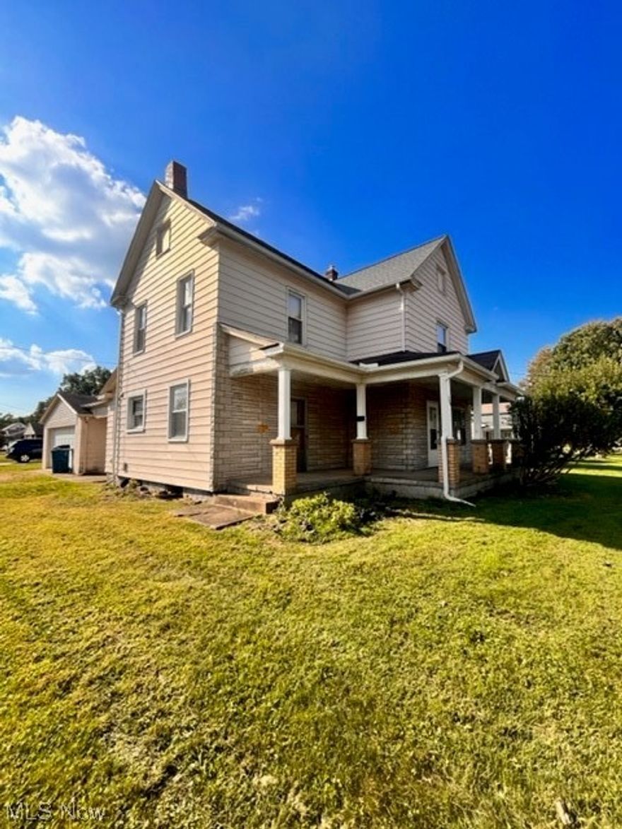 Large four bedroom Colonial with 2 full baths. Two car detached garage. Home as large Living Room, first floor Master Bedroom with Master Bath, Eat In Kitchen and first floor Laundry Room. Second floor incudes 2 large Bedrooms, fourth smaller bedroom, & Full Bath. Updates Include: New Hot Water Tank - 2021, Furnace is Newer, Newer Windows, Newer Roof, New Carpeting throughout & a fresh coat of paint.