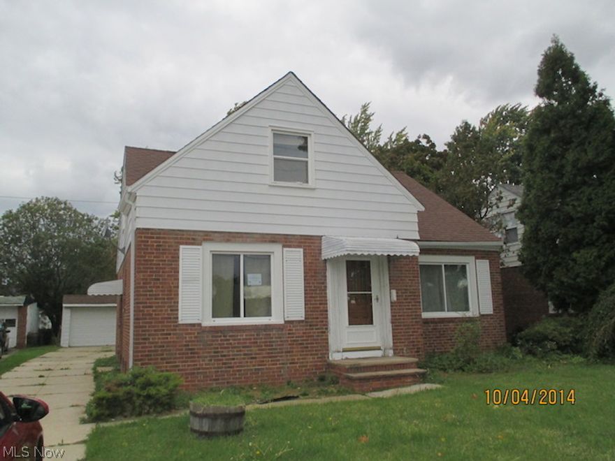 Brick bungalow with 3 bedrooms, 2.5 bath, large eat-in-kitchen featuring dishwasher, stove, and refrigerator plus newer cabinets and vinyl flooring. Second level features a large 3rd bedroom and plenty of storage.  Partially finished rec room with bar, glass block windows and bathroom.  Two car detached garage. Close to shopping, schools and easy access to freeways.  Home being sold "As Is"  Seller will make NO repairs. Buyer is responsible for ordering POS inspection and assuming any/all violations.  Buyer is responsible to have home de-winterizered and re-winterized for appraisal and inspections.  Any inspections are for informational purposes only. Seller will make NO repairs.