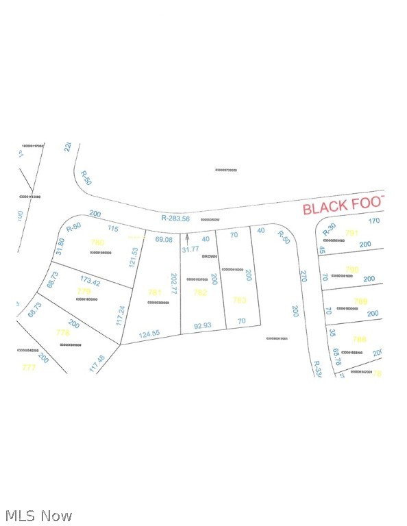 Lake Mohawk Sub Map #5 - Land