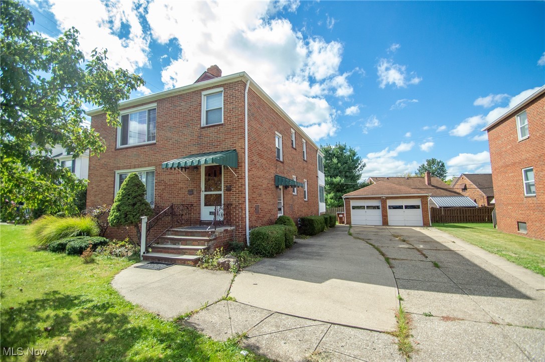 Beautifully maintained Brick duplex conveniently located on Ridge Road in Parma. All essential amenities available within close proximity for your convenience and adjacent from the Ridgewood Golf Course (with club house and community event center project underway). Both units feature two spacious bedrooms, open living room with dining area, functional kitchen layouts complete with pantries, enclosed porches on the rear for additional space to relax, and multiple entrances. The full basement offers additional storage space and multiple laundry hookups. The deep driveway and detached garage allow plenty of parking for you, your tenants, and/or guests. Recent cosmetic updates and some newer mechanical systems including furnace and central air conditioning unit for one of the units in 2021, newer water heater in 2020, some updated fixtures in the kitchen and other living spaces in 2020, and more!