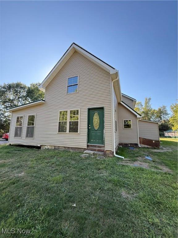 Pack your bags and bring your personal touch to this home sitting on 1.15 acres in Unity Township! While this home needs some finishing touches you could be the buyer who brings out the life in it! With a newer roof and vinyl windows (2022), soffit, fascia and gutters (2025) some of the heavy lifting is already done. The home features a large eat in kitchen with beautiful oak cabinetry and a large unfinished pantry. Get ready to host the family for the upcoming holidays! With some finishing touches this home could have some added bedrooms, a master suite or game room on the second floor! It’s all waiting on you! Call today!