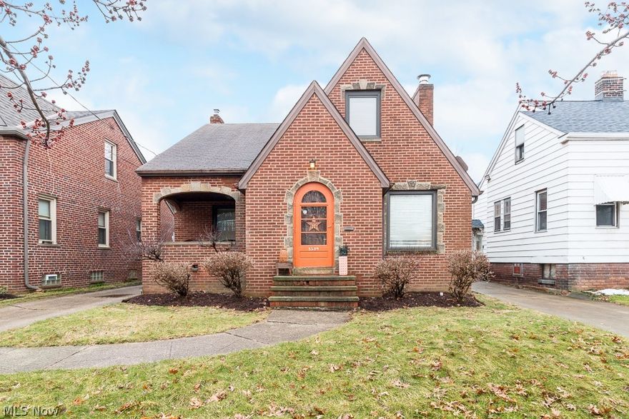 Old Brooklyn rare find custom design brick w/ stone accents colonial! Fabulous layout w/ very open and spacious 1st and 2nd floor! Offers both 1st or 2nd-floor master bedrooms w/ all rooms featuring virgin hardwood floors and neutral colors thru-out! The living and dining rooms are truly unique in size and architecture offering woodburning fireplace w/ marble hearth, antique off-white painted trim, mantle and chair rail. Mid-century classic kitchen w/ original ceramic counters, large dinette, and all appliances stay just waiting for your final touches. The 2nd floor hosts two very large bedrooms and main bath with tons of mid-century charm including oak steps w/ iron handrails, center hall access to master suite w/ bonus reading or nursery room and large closets. Partially finished rec room w/ fireplace and add'l utility and workspace. Privacy fenced yard and arched brick-enclosed front porch! 1 year limited home warranty being offered as well!