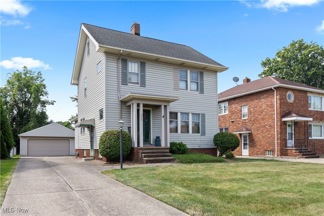 Welcome To This Well-Cared-For Parma Colonial with tons of character. 3 bedroom & 2.5 Baths on a sought after street with an oversized lot. The main floor has a family room addition is off kitchen and formal dining room with a full bath and large walk-in closet, an eat-in kitchen with all appliances staying, and a very spacious living room. Living room with fireplace, Beautiful woodwork and hardwood flooring under most of the carpeting! Upstairs you'll find 3 generously sized bedrooms, a full bath and a walk up attic perfect for all your storage needs. The spacious, oversized 2-car garage features a covered patio to the side perfect for daily relaxing and entertaining! All appliances stay, including refrigerator, range, dishwasher, washer, and dryer. Updates include New roof on house and garage (tear off), furnace, a/c and more in 2012! Basement provides additional space for rec room, storage, laundry and utility as well additional toilet, sink and shower stall. Schedule your showing today! Great Location! Close to All the Conveniences! Move in & Enjoying Making This Your New Home!