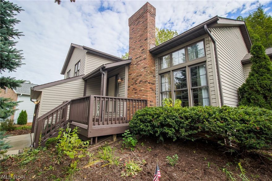 So much to love about this 4 level split.   You can't beat the convenient location with the easy access to the highway and airport plus N. Canton schools - yet situated on a cul de sac in a lovely, private neighborhood.  Enter into the vaulted front living room with wood burning fireplace which is open to the formal dining area with wet bar.  The vaulted eat in kitchen features loads of cabinet space, a pantry, breakfast bar, all appliances which includes a newer dishwasher.  Upstairs you will find an inviting master suite with vaulted ceiling and private bath with shower and vanity with makeup area.   Two additional bedrooms each with double closets share another full bath with tub/shower and skylight.  In the lower level, you will find a relaxing family room with gas stove for those chilly nights plus a 1/2 bath.  There is also a laundry closet as well a double closet for storage.  The beauty of this floor plan is having the 4th level unfinished area for all mechanicals as well as ev