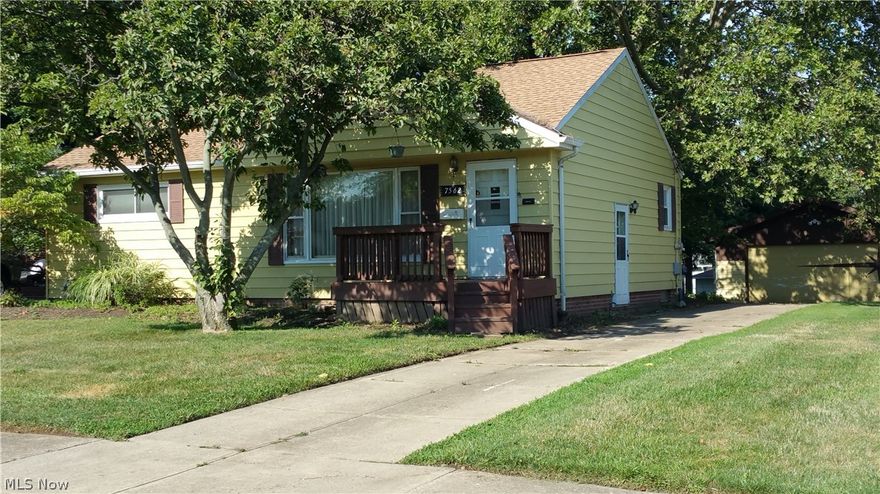 Beautiful 3 bedroom ranch**Large eat-in kitchen with all appliances staying**Door off kitchen leads to oversized deck; great for grilling, relaxing or entertaining**Lovely hardwood floors**Large bedrooms with ample closet space**How water tank 2012**Washer and dryer stay**All windows replaced in 2010 except the picture window in living room**Roof, gutters and downspouts replaced in 2006**Finished basement with full bath**Brick patio off deck leads to spacious back yard**Make an appointment to view this home today!!