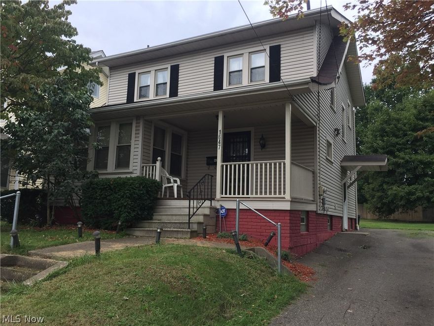 Visit this 3 bedroom Colonial in Canton.  Walk up to the inviting front porch with new carpet.  Then you can step into the front door and large living room.  Off the living room is a very useful sunroom.  Also on this floor you find a family room or dining room.  There is also an eat-in kitchen.  This home also has vinyl siding, large yard nice windows, all new flooring on the main floor, air conditioning, and would be a great investment for rental property.  This home is ready for your finishing touches.