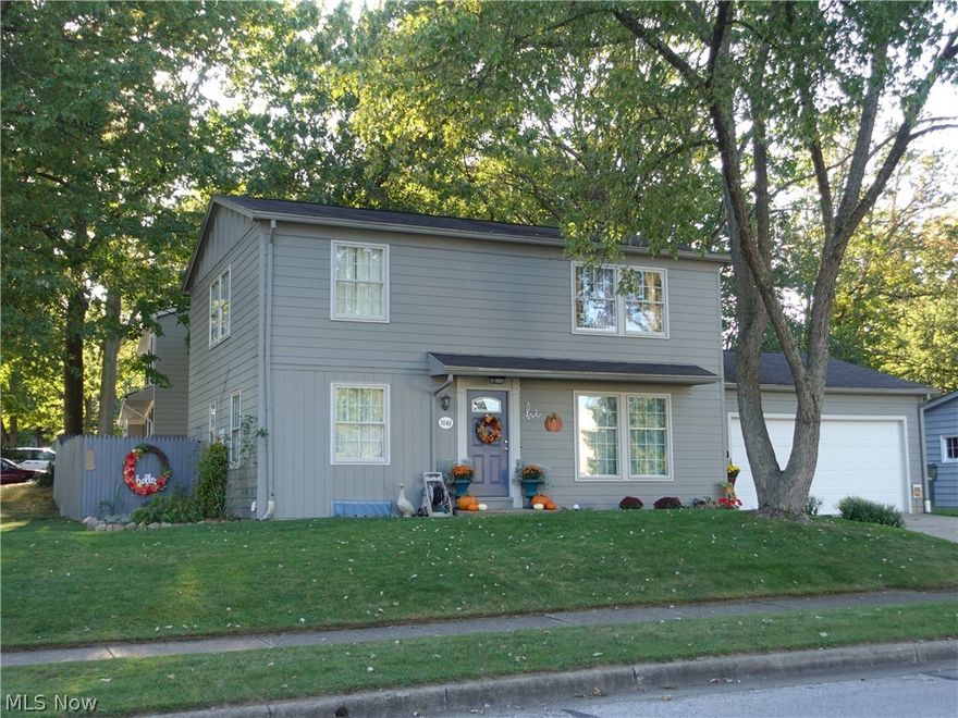 Absolutely inviting and beautiful home has been well maintained.  Spacious living room leads you to the cozy family room to enjoy the warmth of the fireplace this Fall and Winter and is open to the kitchen!  There's access from the family room to the covered patio to enjoy the private, fenced in backyard!   Bright, updated kitchen offers nice cabinet and counter space, convenient pantry, newer back splash and stainless steel appliances (2018/2019) and offers easy access to the dining room.   A nice powder room completes the first floor.  Upstairs, you will find very spacious bedrooms with amazing closet space and hardwood flooring.  The master features a 8 x 10 walk in closet!  The full bath also has updates.  Enjoy the lower level partially finished recreation room, which can be used for a variety of purposes.    Other updates include: Furnace - 10 years, Hot water tank - 2 years, roof - 15 years, newer garage door, hot water tank, basement flooring, rear storm door and refinished har