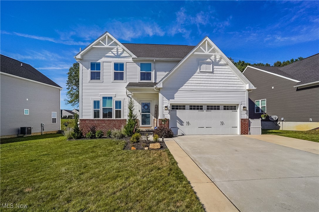This Hickory Creek home, built and upgraded by Ryan Homes, offers a nearly new home built with many modern home conveniences. This particular home stands out because of its upgraded living space featuring upgraded luxury vinyl tile (LVT) flooring, an extended ten-foot island, larger room sizes, custom built-ins, three and a half bathrooms, and the possibility of four to five bedrooms, with an office. Current owners enjoy the peaceful rural setting, where they can appreciate the night skies, friendly neighbors, and convenient access to local amenities. They also love the home's spacious layout, unassuming exterior yet stunning interior, separate living areas for everyone to enjoy, as well as a large gathering space perfect for family events. This home truly has so much to offer! Although it was built in 2022, it was completed in April 2023, giving you the chance to own a newer build without the wait. The house boasts high ceilings, granite countertops, tall cabinets, an abundance of cabinet and pantry space, an electric fence, professional-grade appliances, two ovens, an automatic lawn sprinkler system, a newly installed radon mitigation system, and whole-house landscaping. On the main floor, you will find a master bedroom with a beautifully designed tray ceiling, a master bath, and a spacious walk-in closet with built-ins. It also includes a guest half bath, main floor laundry, and a home office that could serve as an extra bedroom. The second floor offers a spacious living area, two large bedrooms—one of which has a walk-in closet—and a full bath. Please, don't overlook the lower level, where you'll find an additional room currently used as a bedroom, which includes two built-in closets, a built-in desk, another living area, a full bath, and a plumbed area ready for a second kitchen or wet bar. This home provides ample storage, charm, and conveniences that help make life beautifully organized. Reach out to your favorite Realtor and schedule your showing today!