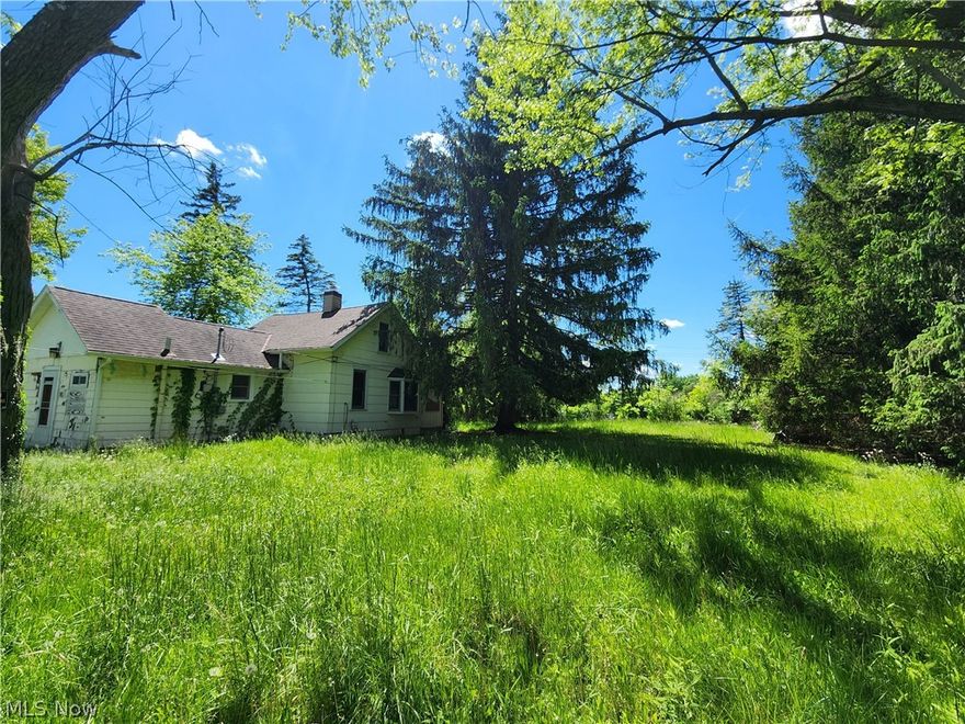 Strongsville property offering over 1/2 acre lot. This tree lined property with wrap around driveway offers access to Webster and Blazey Road . This home is 2 bedroom featuring 1 st floor bedroom, bath, eat-in kitchen and laundry room. Property offers 2.5- car garage with added covered patio. Large fire pit and out building storage shed. Great location short distance to metro parks, highway , shopping and more.