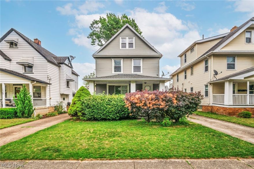 Discover the charm of this classic 4-bedroom, 1.5-bath colonial in Lakewood. Boasting timeless appeal and modern upgrades, this home is a haven for comfort and convenience.
Step into the inviting eat-in kitchen, with amidst ample cabinetry and counter space. Entertain seamlessly in the adjoining living room and dining room, showcasing gleaming hardwood floors, large windows bathing the space in natural light.
Upstairs, retreat to carpeted bedrooms adorned with ceiling fans. A full bathroom complements this level, ensuring practicality and privacy.
The lower level surprises with a convenient half bath and expansive storage options, ideal for organizing belongings with ease. Plus, benefit from a waterproofed basement courtesy of Ohio State Waterproofing, adding an extra layer of protection to your investment. Enjoy peace of mind with newer windows, roof, water tank, and furnace, ensuring efficiency and comfort year-round. 
Conveniently located in Lakewood, this home combines character and functionality, offering a warm welcome to its next fortunate owners.