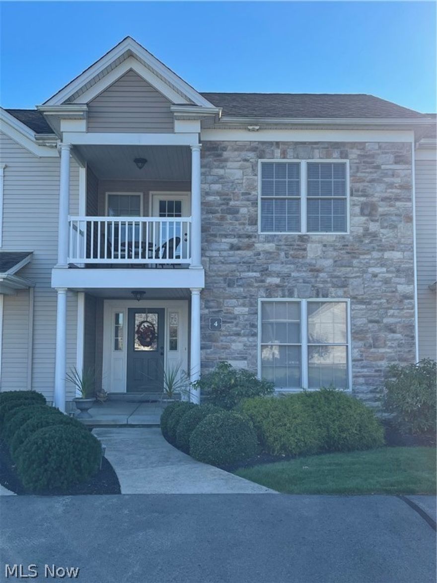 Come be part of the beautiful Old Saybrook Development in Columbiana, OH. This two bedroom, one and a half bath has everything to suit your needs. An open first floor plan that features a beautiful kitchen with plenty of cabinet space and stainless steel appliances. The first floor also has a large living room for entertainment, a half bath, and access to the garage. The second floor features a Master Bedroom  with walk-in closet along with a private balcony to enjoy those quiet evenings. A second bedroom and laundry room are also on the second floor along with a full bath. New carpet and flooring throughout entire home.  This community features walking paths, ponds, playground, and a park. A must see to truly appreciate the location. Call today for your very own private showing