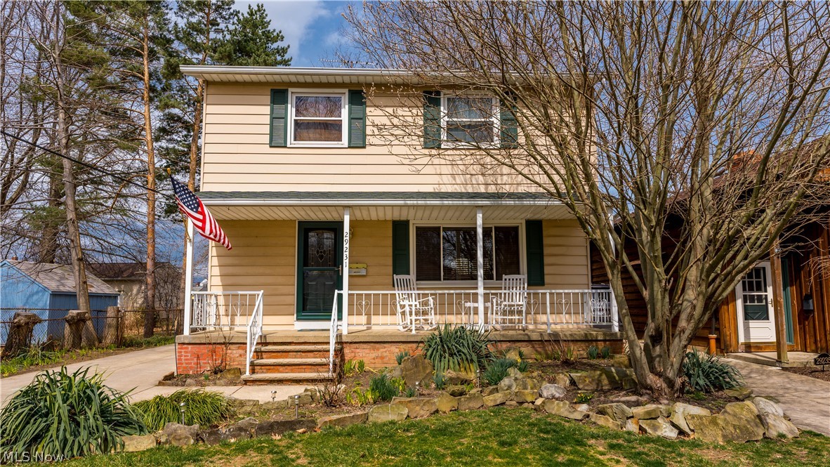This charming colonial is ready for it's new owners! Located on a quiet street near Nehls Park, this well maintained home features 3 generously sized bedrooms and 1 and a half baths. The cozy front porch is a great spot for rocking away the warm evenings. The recently remodeled kitchen features new cabinets and granite counter tops. There is a half bath conveniently located on the first floor. Downstairs you find a partially finished basement that adds great extra living space. The basement has been waterproofed and carries a transferable warranty. HVAC system is only 3 years old! Newer windows and a great deck off the dining room complete this wonderful home.