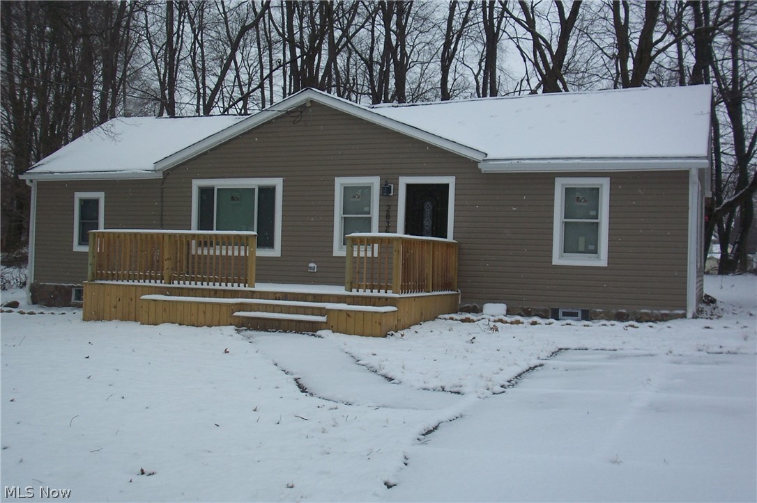 Completely redone! Gorgeous! Within last 2 years, new roof, new vinyl siding, windows, furnace, insulation, drywall, flooring, kitchen, bath and front deck!
Master bed w/tray ceiling and dbl closets! Kitchen w/hardwood floor and stainless appliances! Large eating area! First floor laundry! Bathroom w/new fixtures and blue tooth! Concrete drive, fenced yard and storage shed!