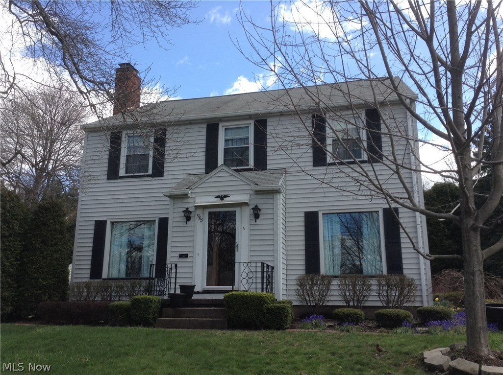 Beautiful well maintained 4 bed 1 1/2 bath Colonial. Home features 1st floor bedroom, gas fireplace, dining room and breezeway. Great covered porch off the two car attached garage is perfect for entertaining. Newer windows, furnace, air conditioning and home warranty complete this must see home. Move in ready!