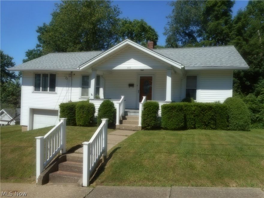 Would make a great starter home with a little TLC.  The walk out basement sends you to a beautiful wooded backyard.  Great views.