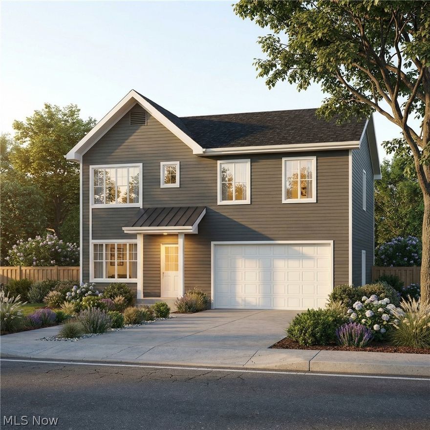 Option to build up to a 6-bedroom home, customize your dream home with this to-be-built new construction presented by 2x4 Homes by Keystate, an award-winning green builder. This thoughtfully designed residence offers approximately 2,466 square feet of living space and is situated on a desirable corner lot. The base plan features 4 bedrooms and 2.5 baths, with the option to expand to a 5 or 6 - bedroom, 3.5-bath layout to suit your needs. It has a 2 story great room as well as a loft lookout from the second floor, providing a very open floor plan. Enjoy the added benefit of an OPTIONAL WALK-OUT FROM THE LOWER LEVEL egress standard with a window to the backyard, perfect for additional living or entertaining space. Buyers have the unique opportunity to work directly with the builder to personalize finishes and design elements, all constructed to the standards of South Euclid's Green Neighborhood initiatives and featuring numerous energy-efficient elements throughout. The property also includes a valuable 75% tax abatement for 7 years, offering significant savings. Ideally located near Whole Foods, a variety of popular eateries, hospitals, universities, museums, and more, this home perfectly blends modern sustainability with everyday convenience.