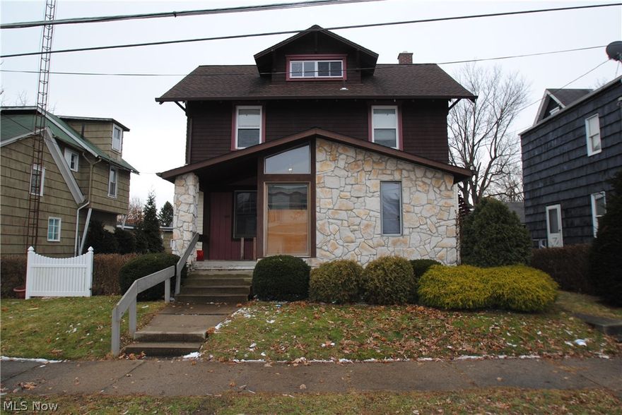 BANK OWNED .... Fixer Upper With Lots of Potential ....  Spacious Living Room .... Eat In Kitchen .... Formal Dining Area .... 1st Floor Full Bath .... 3 Bedrooms And 1 Bath On Second Floor .... Partially Finished Attic Area ....  Massive Outbuilding/Garage With Many Possibilities ... Much Potential With Some TLC ....