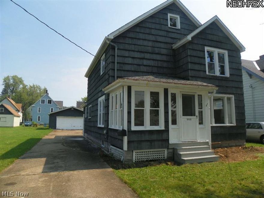 Three bedroom Colonial 1/4 mile from Lake Erie on nice lot near park, playground and beach. Great view, quiet street dead ends at lake front. Main floor laundry, built in cabinetry in living and dining room. Newer carpet, roof, windows, high efficiency furnace with central air. Large detached garage with electric and water. Large walk up attic could be finished. Kitchen with island, counter and adjoining large laundry room. Floor plan is convenient and well planned. Large bath with lots of storage. Great home in a great location at a great price.