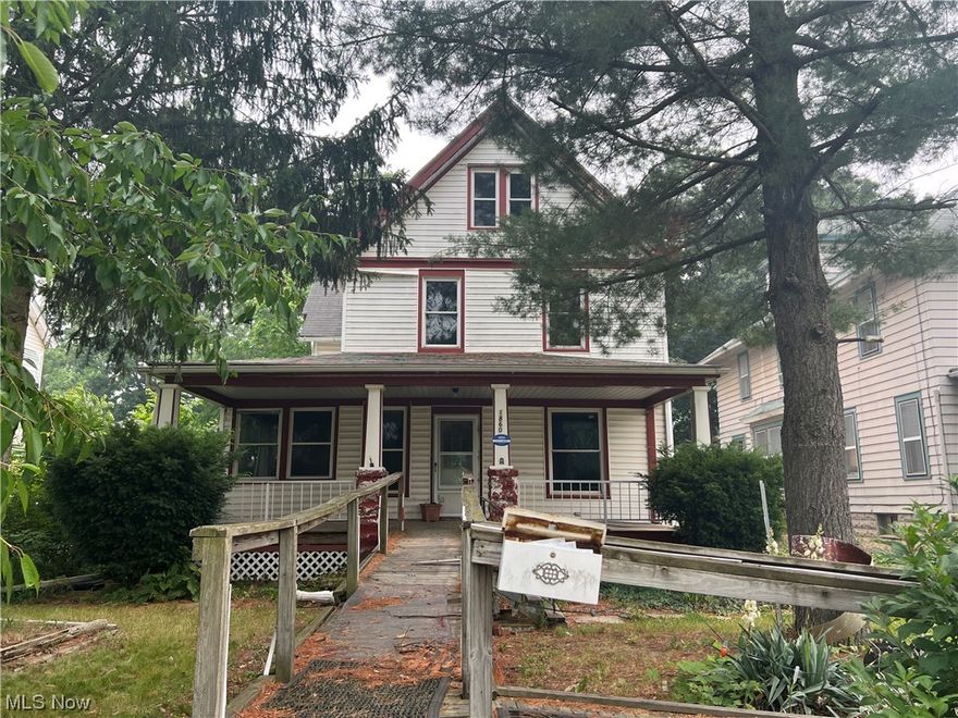 Calling All Investors! Do not let this one slip away. This is a large home! The property is listed as a 3 bedroom 2 bath but this place is gigantic! Could be converted to a 5 or 6 bedroom house with multiple bathrooms or even be a multi family, it once had 2 kitchens one on the main and one on the second floor and large walkable attic as well.  So much potential here just needs the buyer with the right vision, it is a must see for any investor. Schedule your showing today!