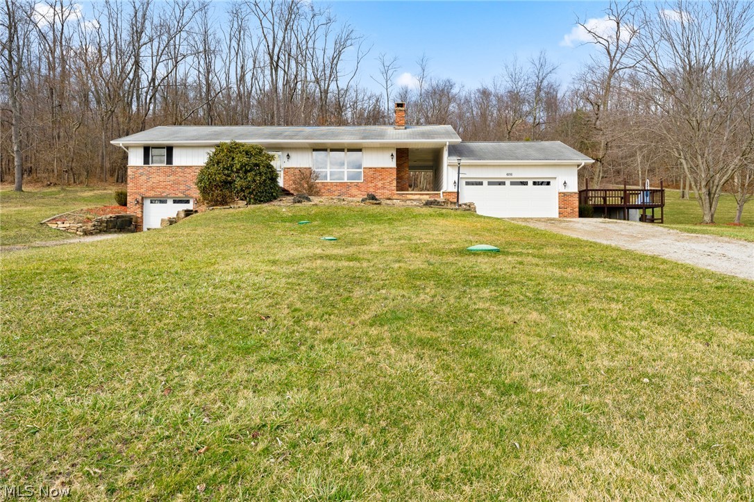 SOUTHERN LOCAL SCHOOL DISTRICT!! Don't miss out on this beautifully maintained 3 bedroom, 2 full bath home with 2 acres! This home features 1 car built-in garage providing access to the partly finished basement and laundry room. An additional 2 car detached garage with a covered patio providing easy access to the home. The main floor features a spacious kitchen and dinning area that provides access to the large backyard covered deck and don't forget the the pool and pool deck. The living room, hallway and bedrooms are new carpeted. The main bathroom and master bathrooms have been beautifully updated with tiled walls and floors. You won't want to miss out on this beautiful home!
