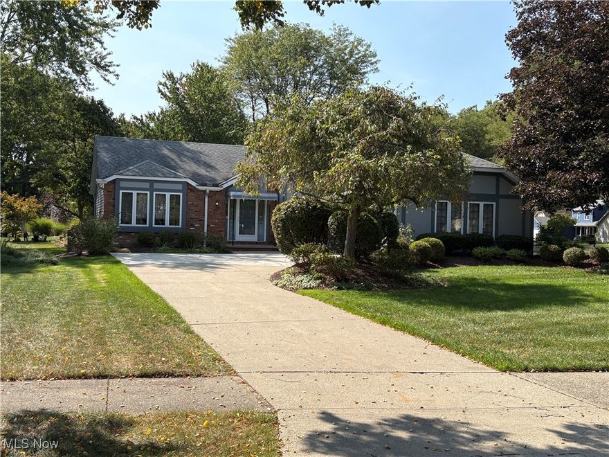 This is a Unique Split Level, Main Level has Living Rm., Dining Rm. and Kitchen that leads to a 2 tier Deck. the 2nd Level is where the Master Bedroom and 2 other Bedrooms are located with a Full Bath. The Lower level is where you are in the Family Rm with a Fireplace and on the same level is a Full Bathroom and a Bedroom and also the Mudroom that leads to the Attached Garage. The Basement level has a Finished Rec. Room with a area that has upper and lower cabinets with counter top, washer and dryer, also has a large walk-in closet and walk-in shower room, the furnace and h2o tank are in a separate room on the same level. This is a vinyl sided with some wood and brick features, Gutter Guard gutters, on a large corner lot, professional landscaping. make this your home before the holidays. Estate sale.  No sign on the property.