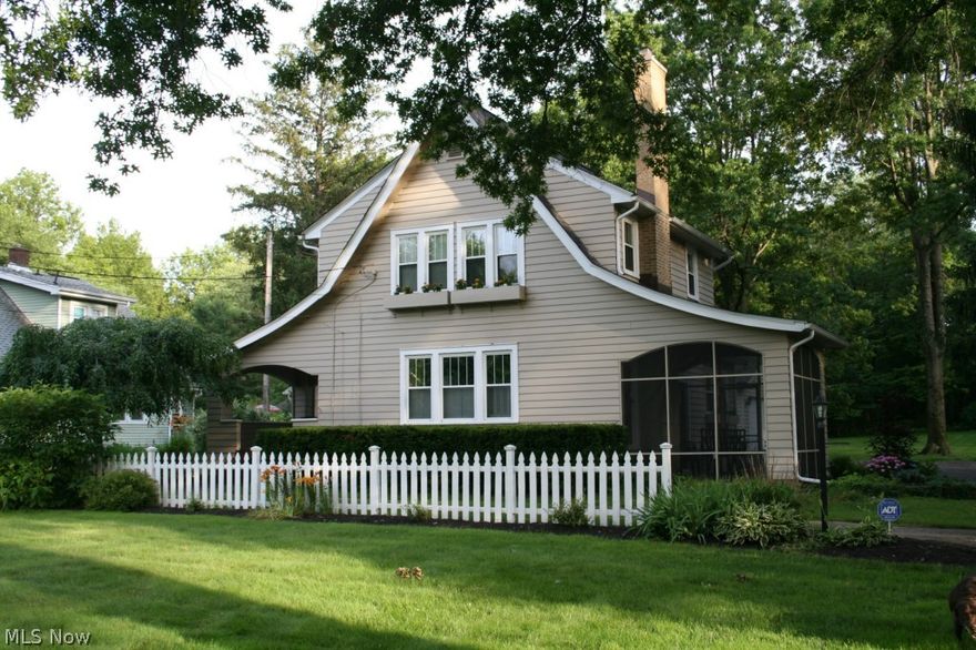 Wonderful home with tons of character.  Beautiful hardwood floors throughout.  This 3 bedroom home has tons of updates and move in condition!   In 2015 the inside of the home was painted and the carpet replaced in the one bedroom. In 2014 Remodeled kitchen, bathroom, hardwood floors refinished downstairs, outside of home painted, new roof and the chimney rebuilt from the roof up. New furnace in 2006. Hot Water tank new in 2011.  Windows replaced around 2000. Two car detached garage built in 1998 with garage openers.  Security system in the home and an invisible fence in the yard. Home warranty. A must see!