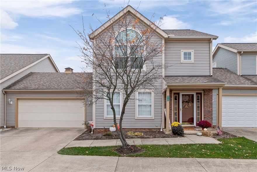 Full general home inspection, along with a third-party appraisal, have been completed and are available upon request. There is an offer deadline of 8 pm on May 26. The seller reserves the right to accept an offer prior to the deadline. The listing price is a "starting price."

Welcome home to this charming residence in the desirable Huntsford Farms community of Macedonia. This inviting neighborhood offers wonderful amenities including a pool, tennis court, and clubhouse – the HOA also handles the lawncare and snow removal!

Step inside to a welcoming entry that leads to a bright living room featuring vaulted ceilings, a huge window, and views of the second-floor catwalk, creating an open and airy feel.

The galley-style kitchen is beautifully appointed with stainless steel appliances, Corian countertops, and a dining area with sliders that lead to an enclosed deck—perfect for enjoying your morning coffee or relaxing after a long day at work.

A convenient main-level laundry room adds everyday ease.

The first-floor bedroom offers flexibility for guests or a home office and is attached to a full bathroom.

Upstairs, the spacious primary bedroom features a vaulted ceiling, striking Palladian window, ceiling fan, and multiple closets for ample storage.

An additional bedroom and full bathroom complete the second floor.

Located within the highly rated Nordonia Hills School District, this home also includes an attached two-car garage with a private driveway for added convenience.

Major updates include a new hot water tank (2021), new furnace (2023), and new sliding door/master bedroom windows replaced!

Enjoy maintenance-free living and community amenities, all while being close to shopping, dining, and major highways.

Don’t miss your opportunity to call this wonderful Huntsford Farms condo your own!