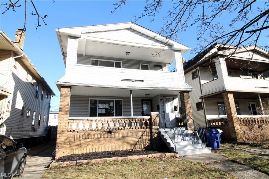 What a great investment opportunity! Or live on one side and rent the other side out. Both sides have been updated. Living rooms have brick fireplace with built ins, new flooring and has been recently painted. The kitchens offer new appliances, new flooring and has recently been painted. Dining room with new flooring and painted. The full bathrooms have all been updated. New roof, and two new furnaces. There is a full unfinished basement and fenced in backyard. All you have to do is move in!